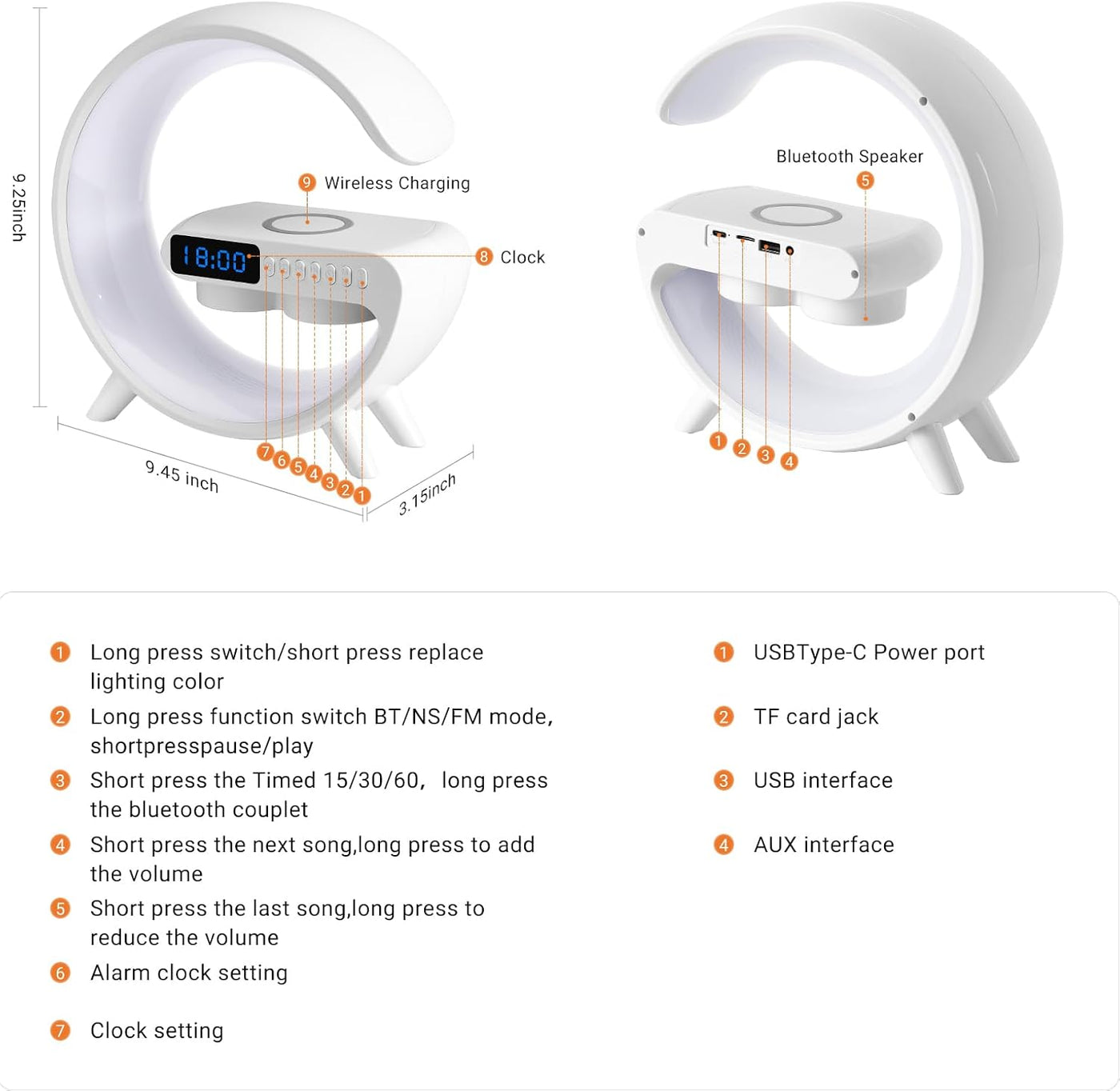 Wireless Charging G-Lamp