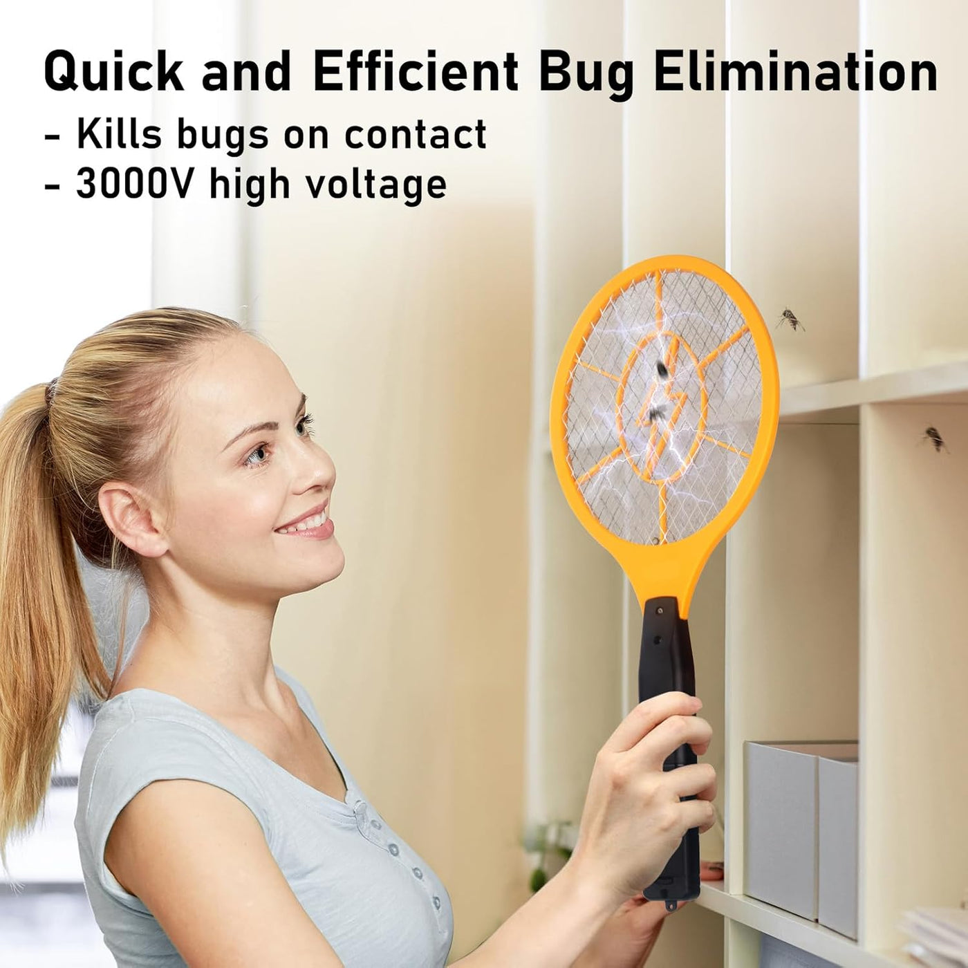 Rechargeable Mosquito Racket